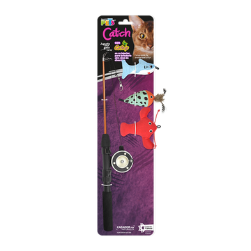 Fancy Pets Catch Juguete para gato catnip varita pesca 3 pzs | G.Valkyria - imagen 1