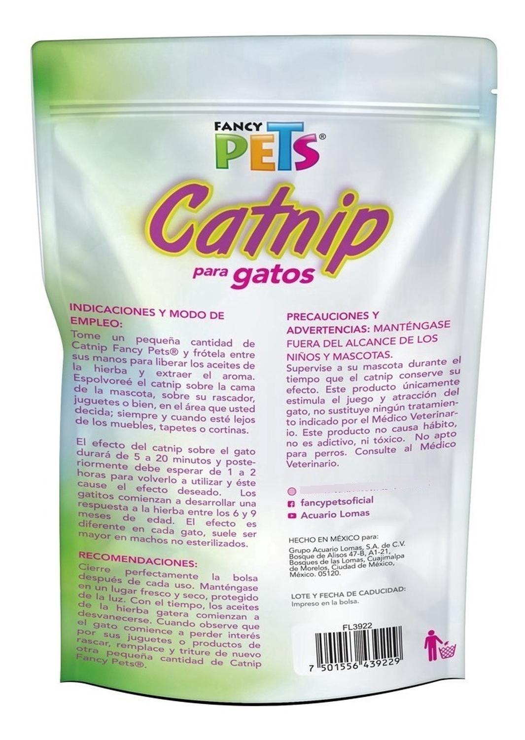 Catnip Gatos Hierba Gatuna 28G Fancy Pets Nepeta cataria | G.Valkyria - imagen 2