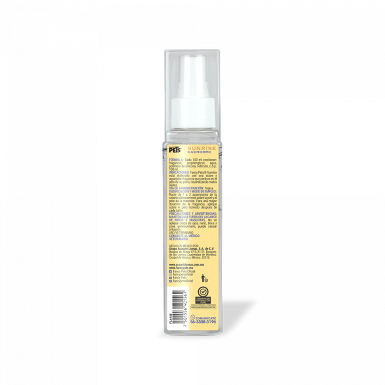 Fancy Pets colonia para cachorros Sunrise mal olor 140 ml | G.Valkyria - imagen 3