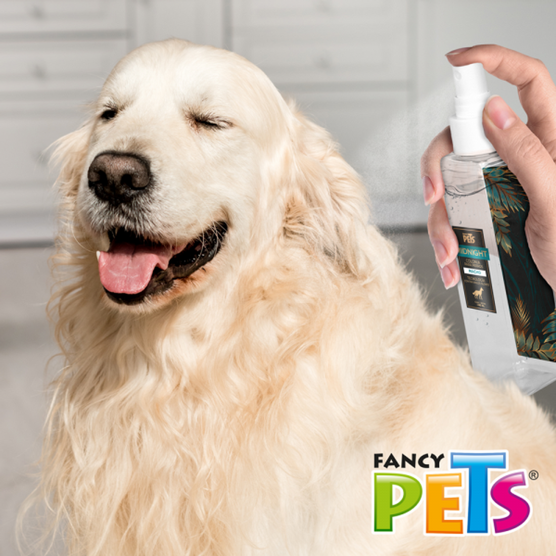 Fancy Pets colonia para perro macho Midnight mal olor 140 ml | G.Valkyria - imagen 1
