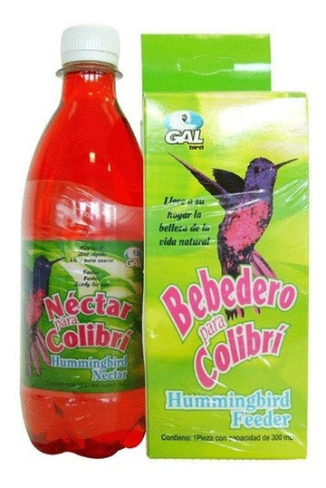 Combo Bebedero Y Néctar De 500 Ml Para Colibries de Fancy Pets | G.Valkyria - imagen 1