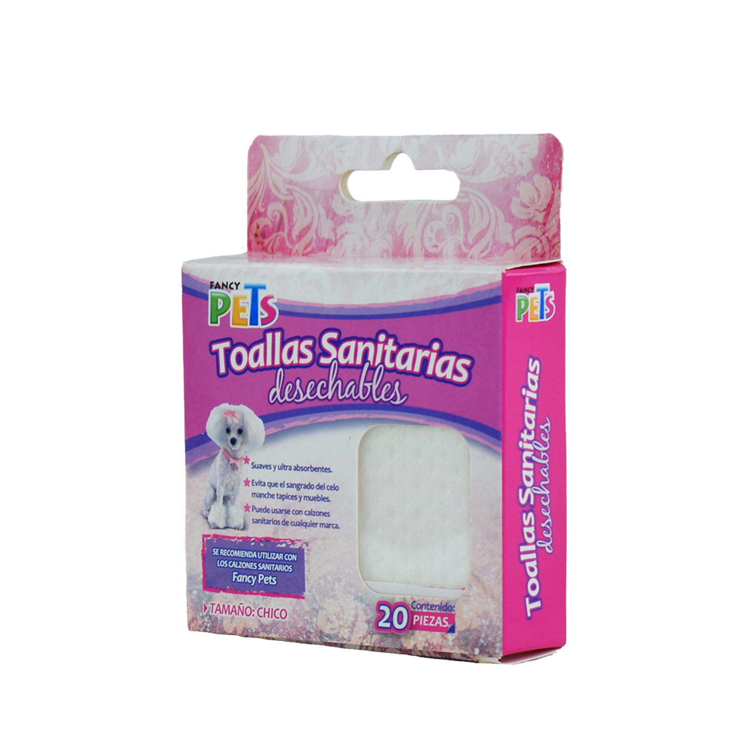 Combo Calzon + toallitas sanitarias ch para perrita en celo de Fancy Pets | G.Valkyria - imagen 5