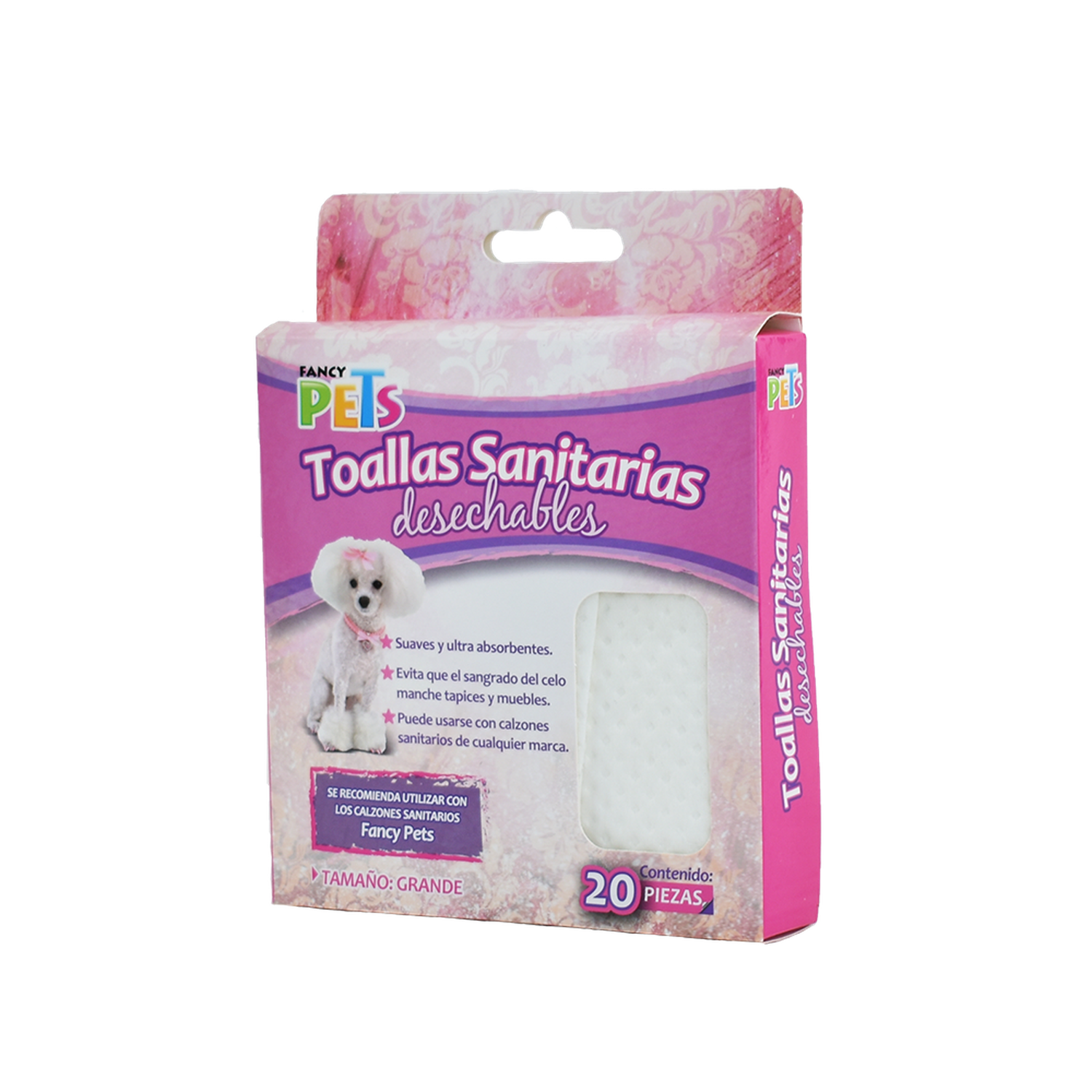 Combo Calzon + toallitas sanitarias med para perrita en celo de Fancy Pets | G.Valkyria - imagen 6