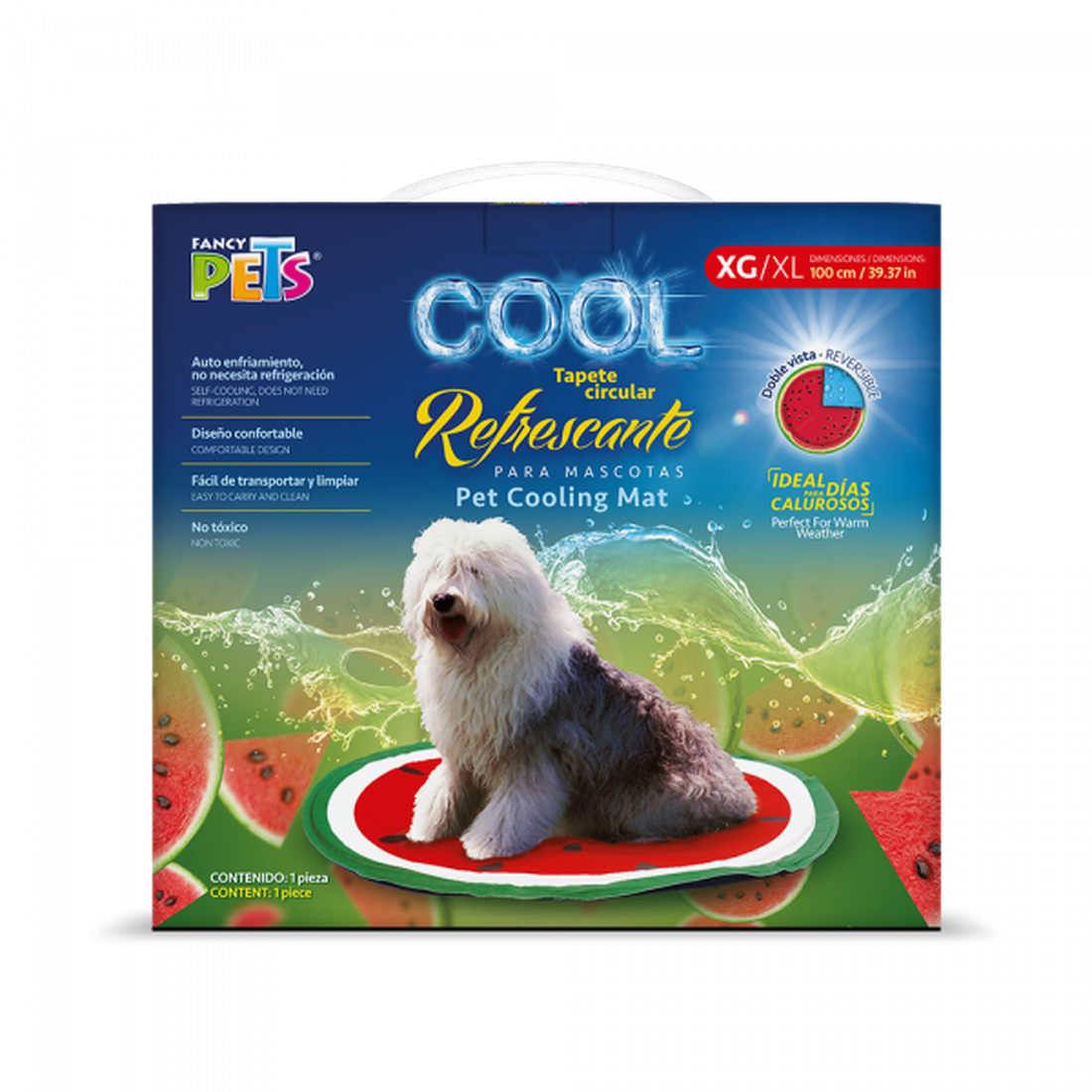 Fancy Pets Cool tapete circular refrescante para perro XL | G.Valkyria - imagen 1