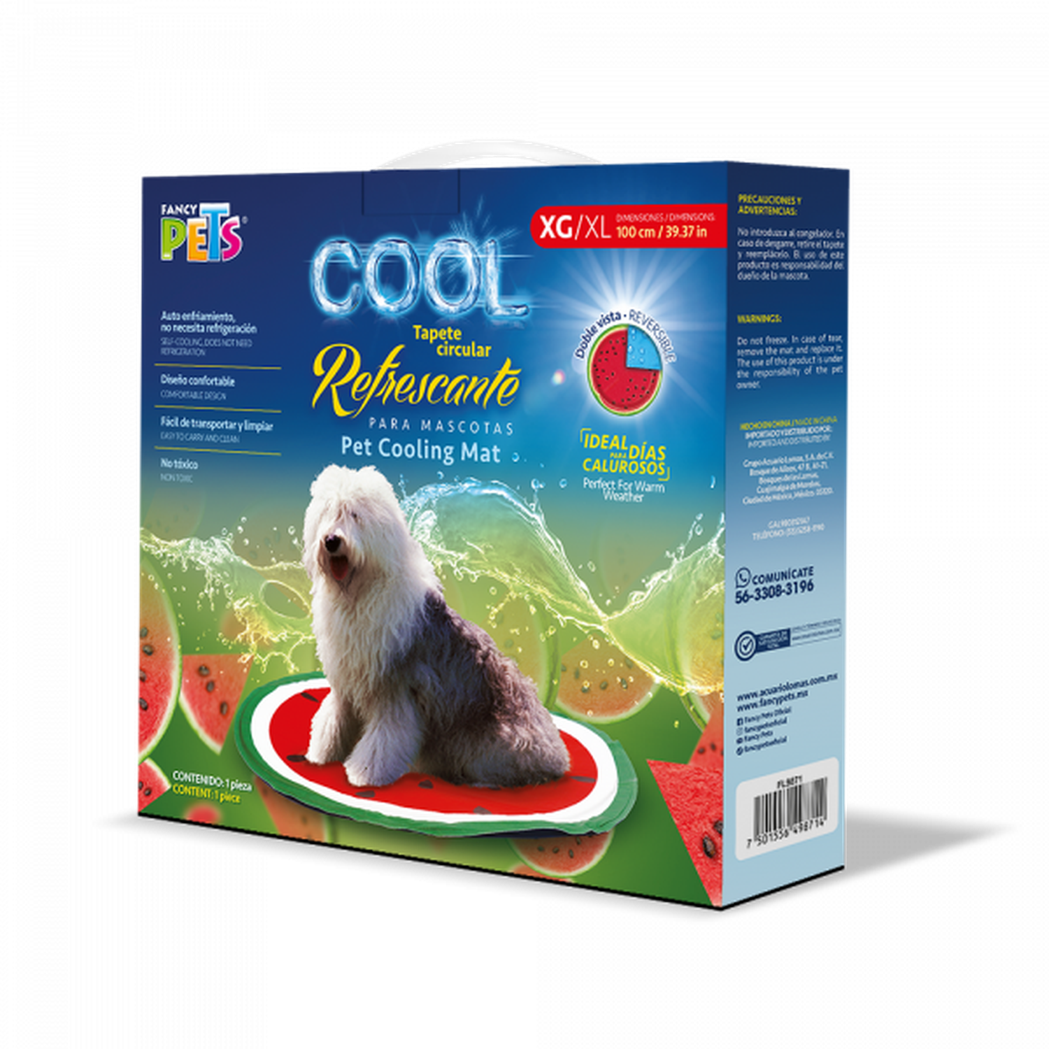 Fancy Pets Cool tapete circular refrescante para perro XL | G.Valkyria - imagen 3