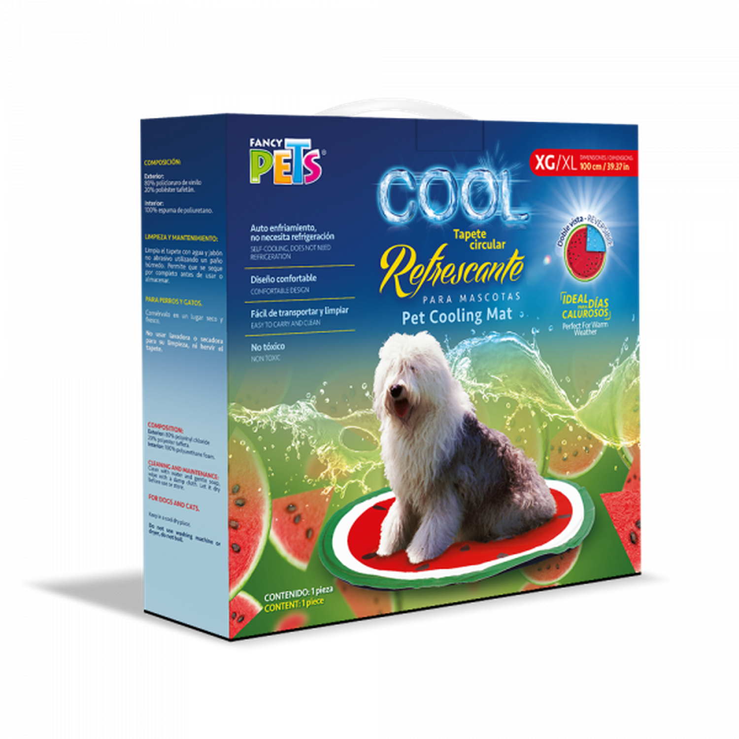 Fancy Pets Cool tapete circular refrescante para perro XL | G.Valkyria - imagen 4