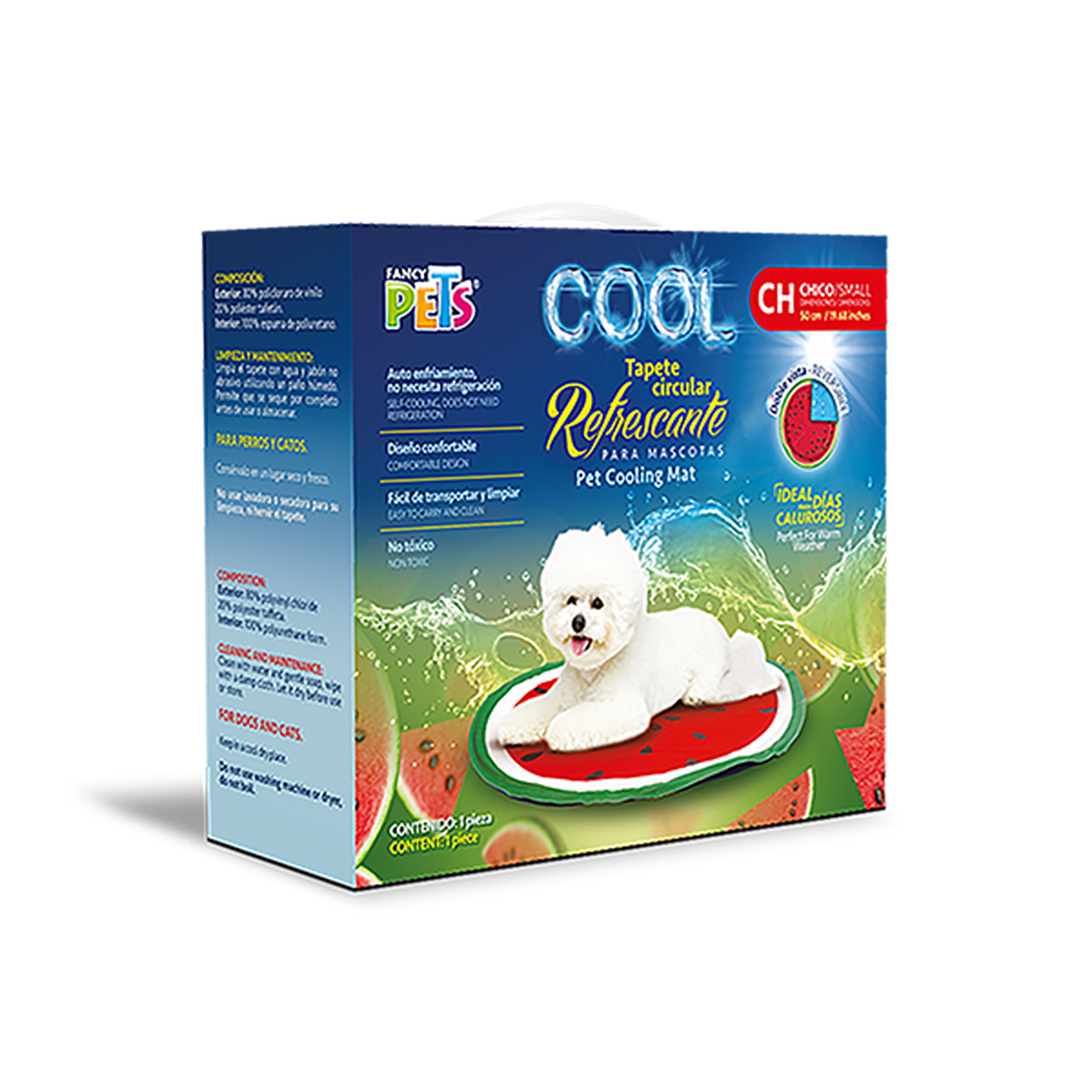 Fancy Pets Cool tapete circular refrescante perro chico 50 cms | G.Valkyria - imagen 7