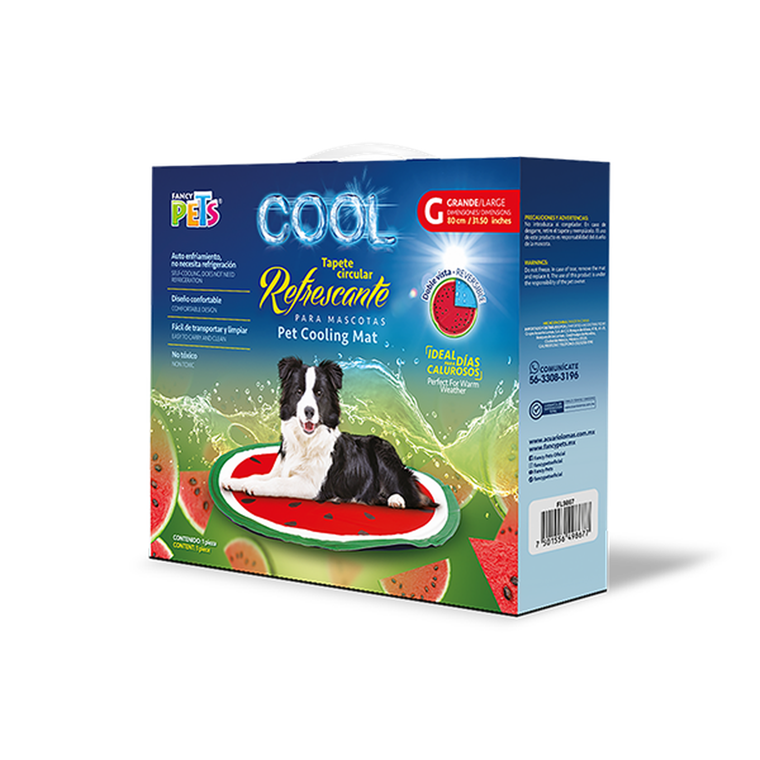 Fancy Pets Cool tapete circular refrescante perro L 80 cms | G.Valkyria - imagen 8