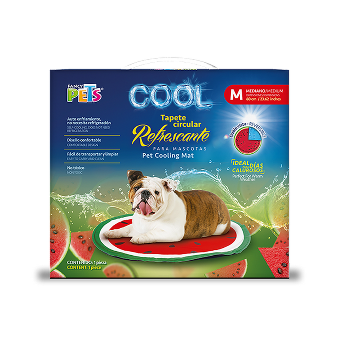 Fancy Pets Cool tapete circular refrescante perro med 60 cm | G.Valkyria - imagen 1