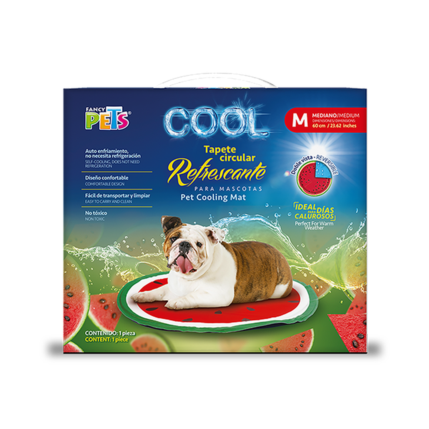 Fancy Pets Cool tapete circular refrescante perro med 60 cm | G.Valkyria - imagen 1