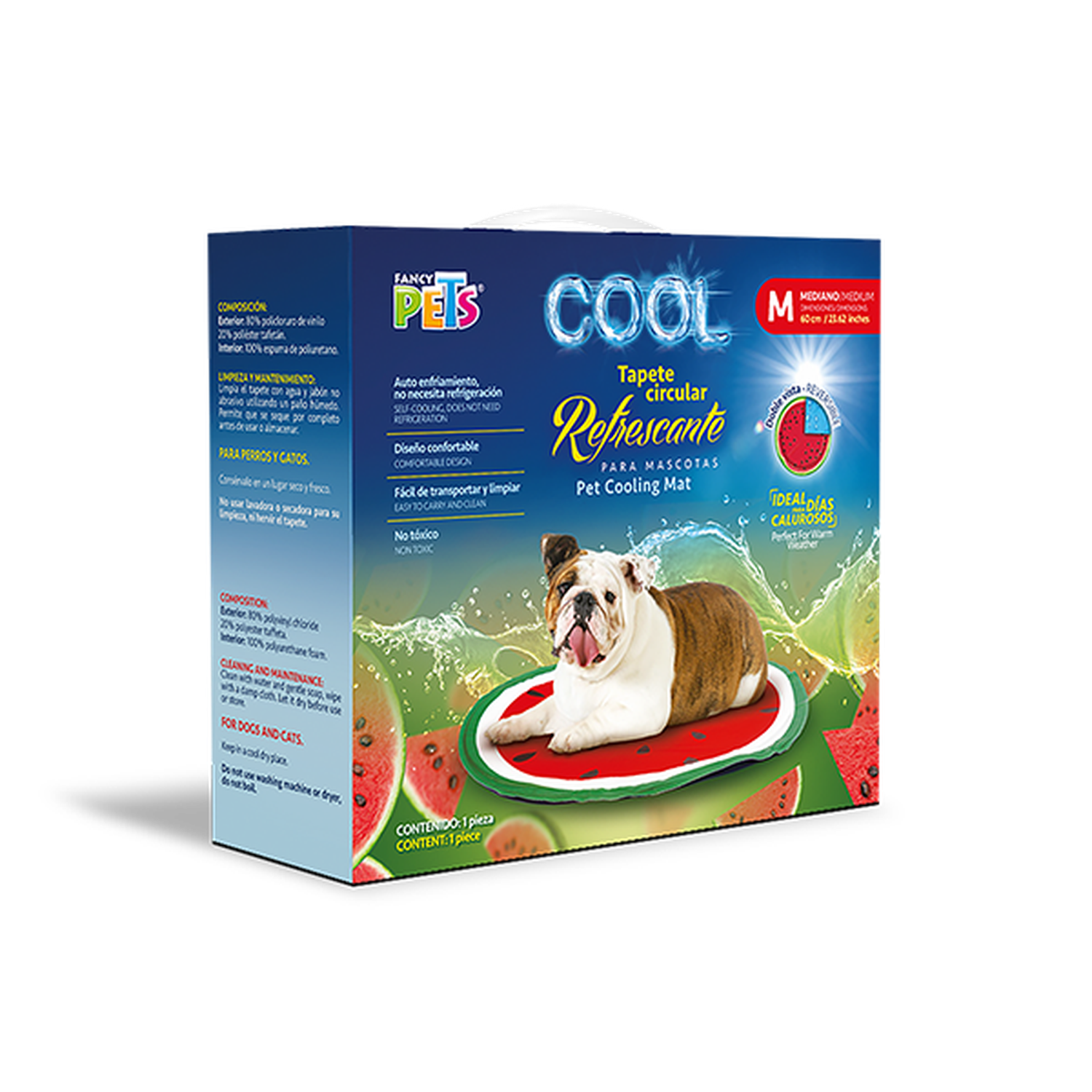 Fancy Pets Cool tapete circular refrescante perro med 60 cm | G.Valkyria - imagen 7