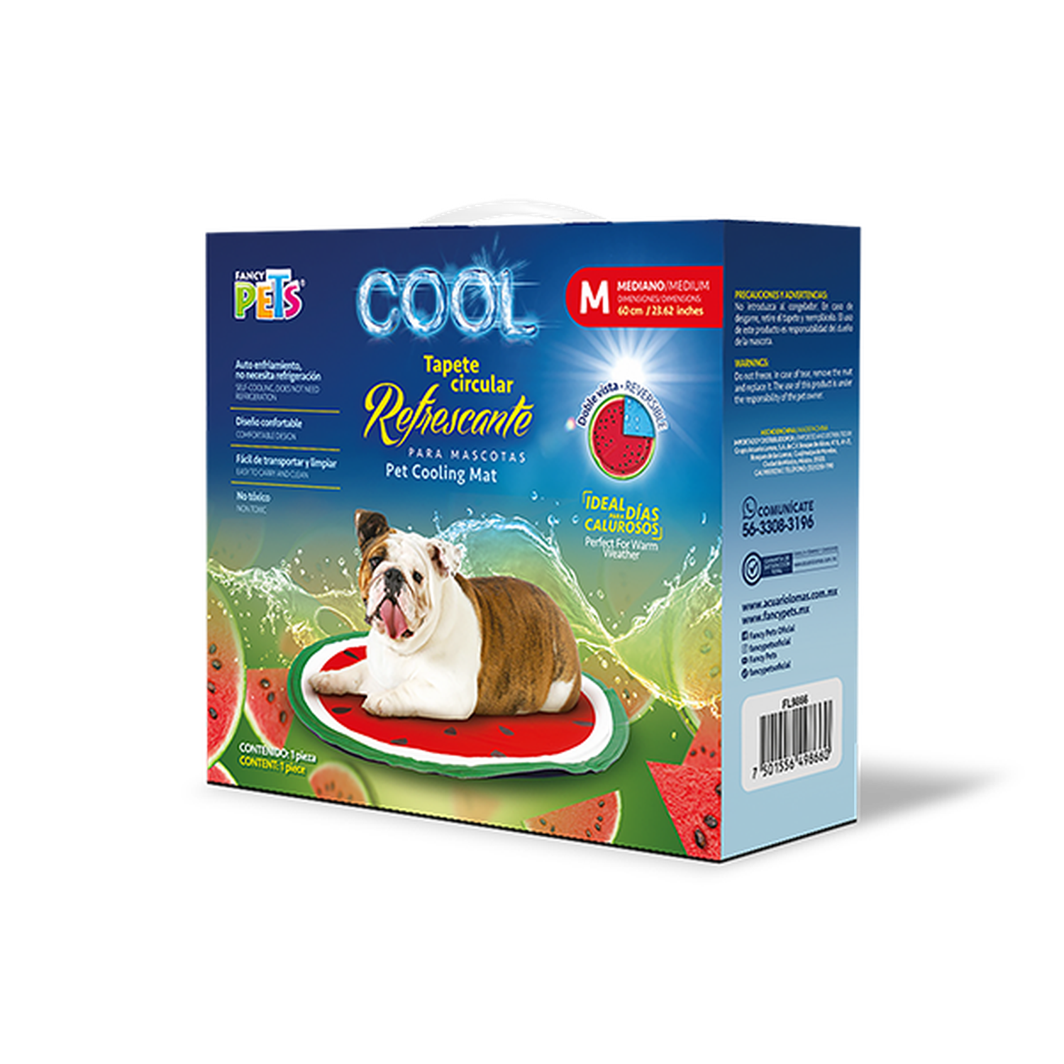 Fancy Pets Cool tapete circular refrescante perro med 60 cm | G.Valkyria - imagen 8