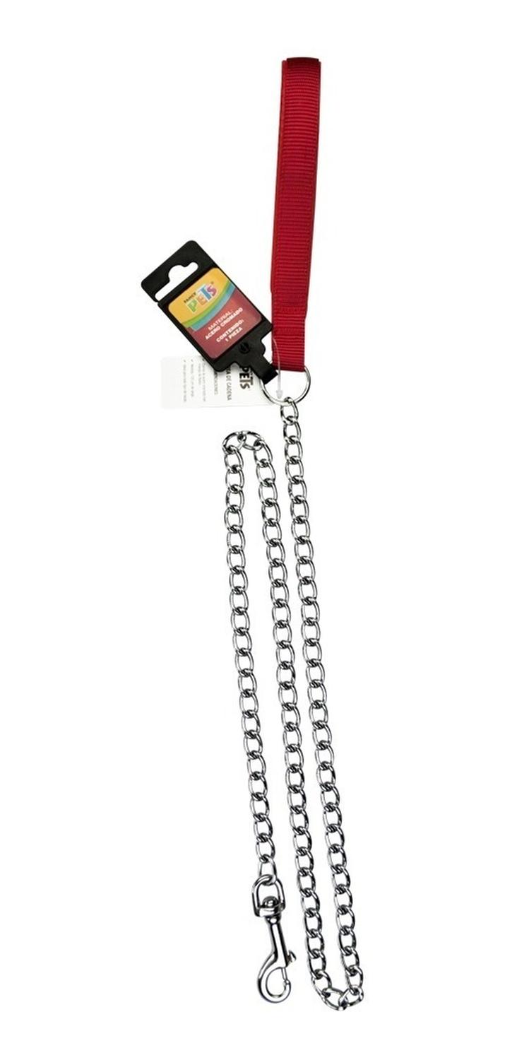 Fancy Pets Correa De Cadena Roja Para Perros 3.0 /120 Cm | G.Valkyria - imagen 1