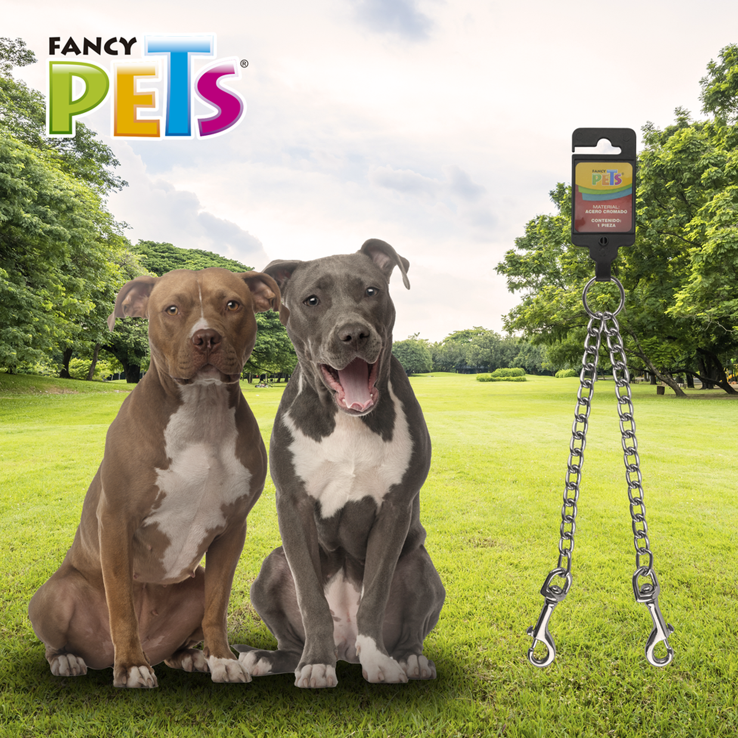 Fancy Pets Extension Doble Para Correa 3.0/50 Cm para perros | G.Valkyria - imagen 3