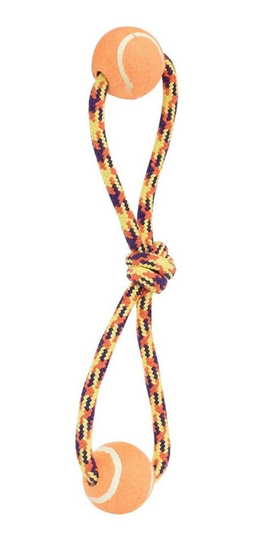 Juguete Cuerda Tejida Doble Pelota 43 Cm Para Perro de Fancy Pets | G.Valkyria - imagen 1