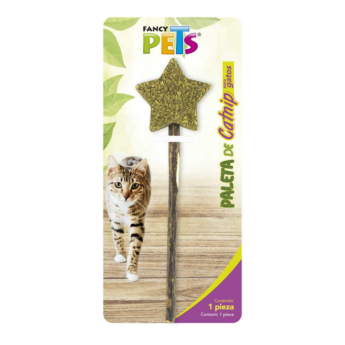 Fancy Pets juguete gato con catnip matatabi paleta estrella | G.Valkyria - imagen 1