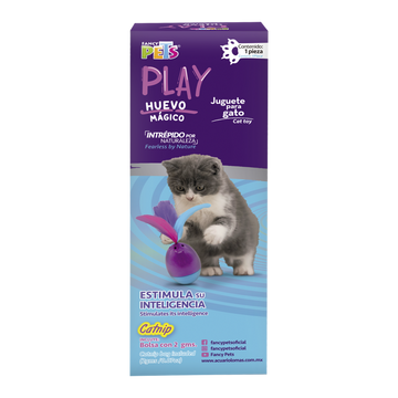 Fancy Pets Juguete gato interactivo Huevo Mágico con Catnip | G.Valkyria - imagen 1