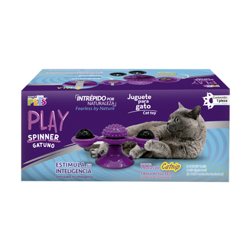 Fancy Pets Juguete gato interactivo spinner gatuno Catnip | G.Valkyria - imagen 1
