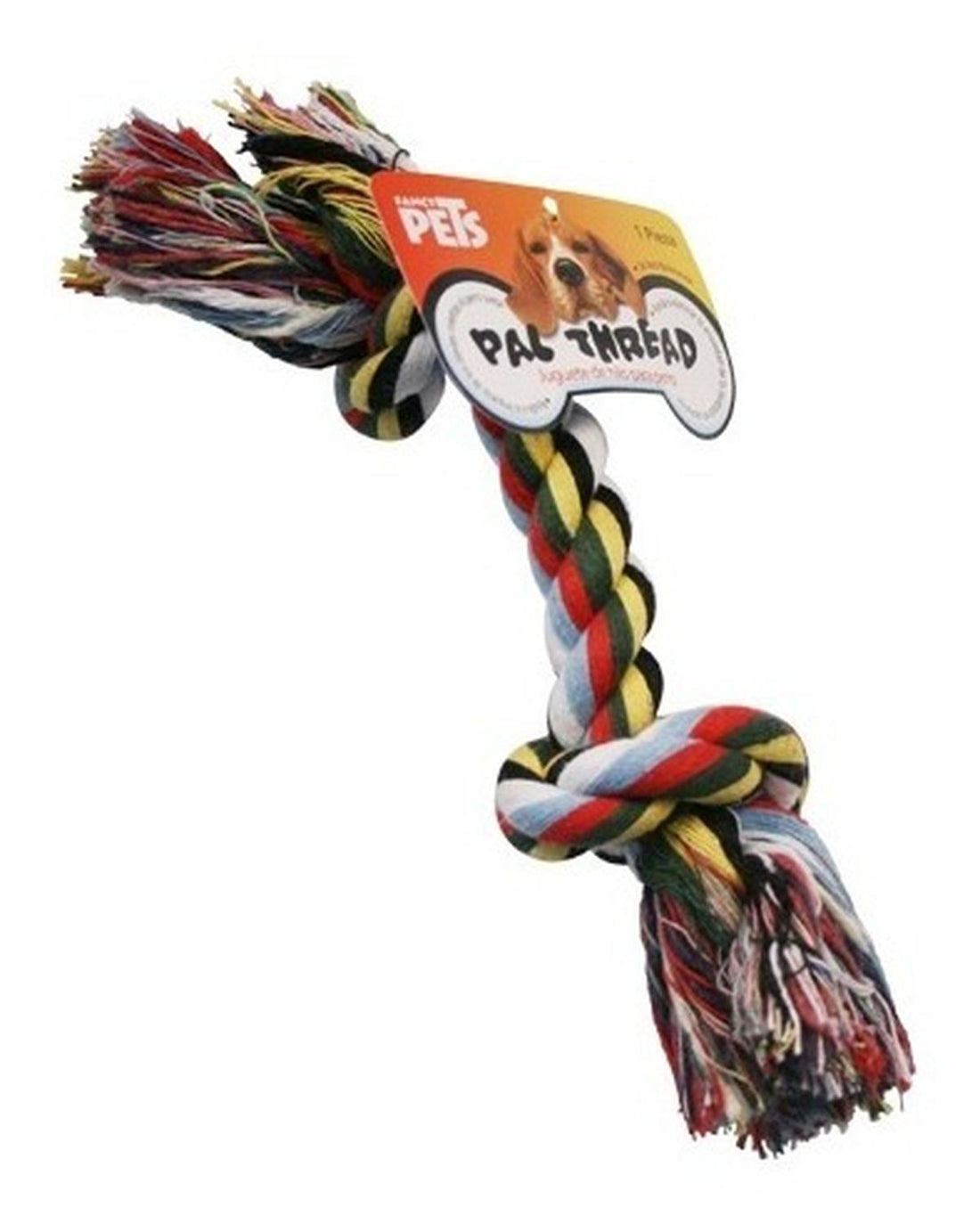 Fancy Pets juguete Hueso De Hilo Multicolor 20Cm Para Perros | G.Valkyria - imagen 1