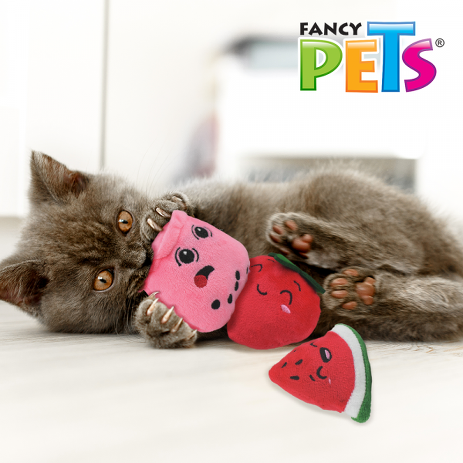 Fancy Pets juguete para gato con catnip peluche scrunch fruits | G.Valkyria - imagen 5
