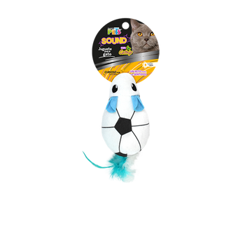 Fancy Pets juguete para gato sound con catnip ratón soccer | G.Valkyria - imagen 1
