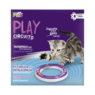 Fancy Pets Juguete para gatos interactivo circuito play 50cms | G.Valkyria - imagen 1