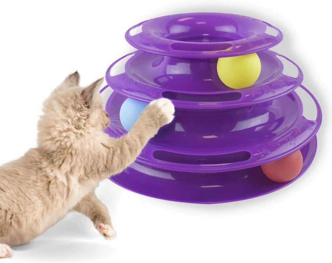 Fancy Pets Juguete para gatos interactivo torre play 50 cms | G.Valkyria - imagen 1