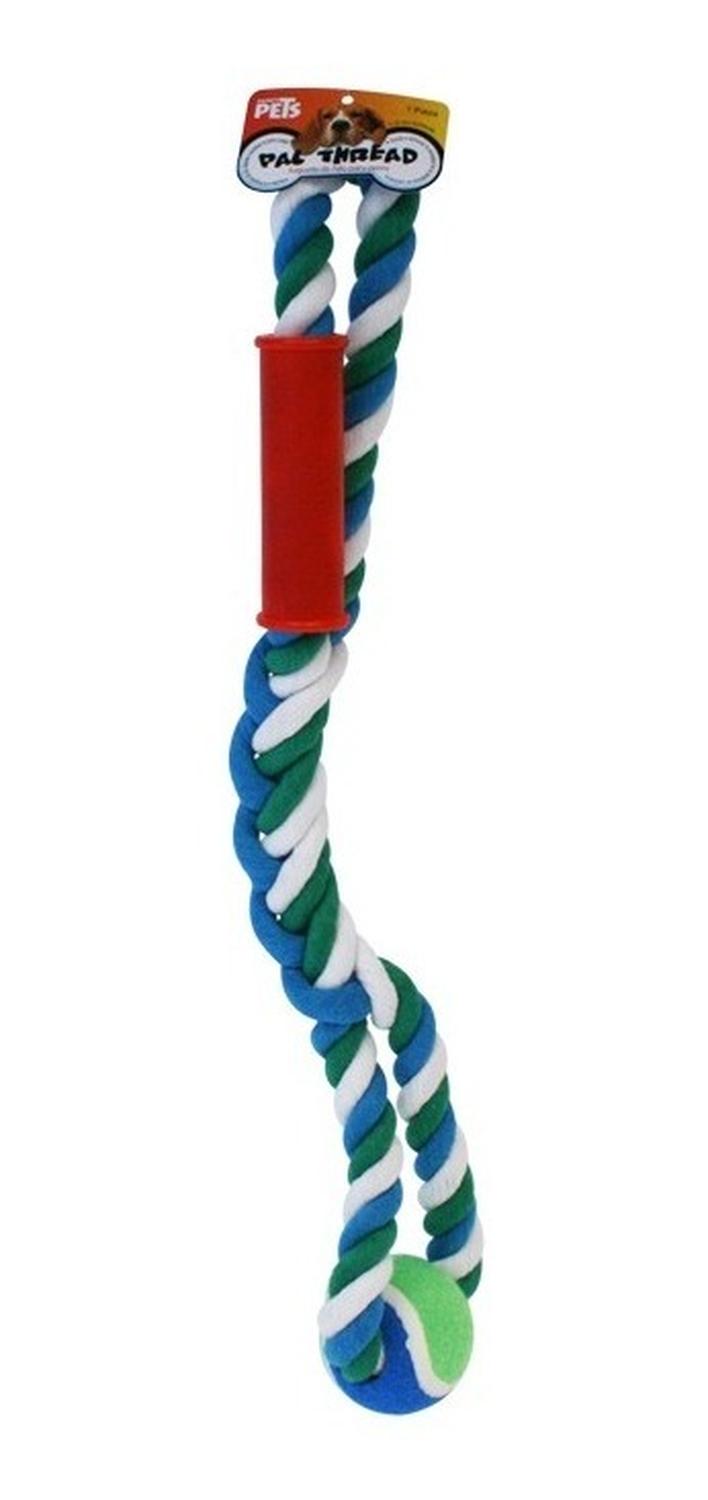Juguete Para Perro Agarradera Y Aro Con Pelota 50 Cm de Fancy Pets | G.Valkyria - imagen 1