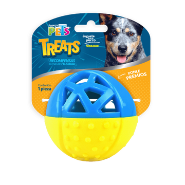 Fancy Pets Juguete para perro Pelota Treats rellenable squeaker | G.Valkyria - imagen 1