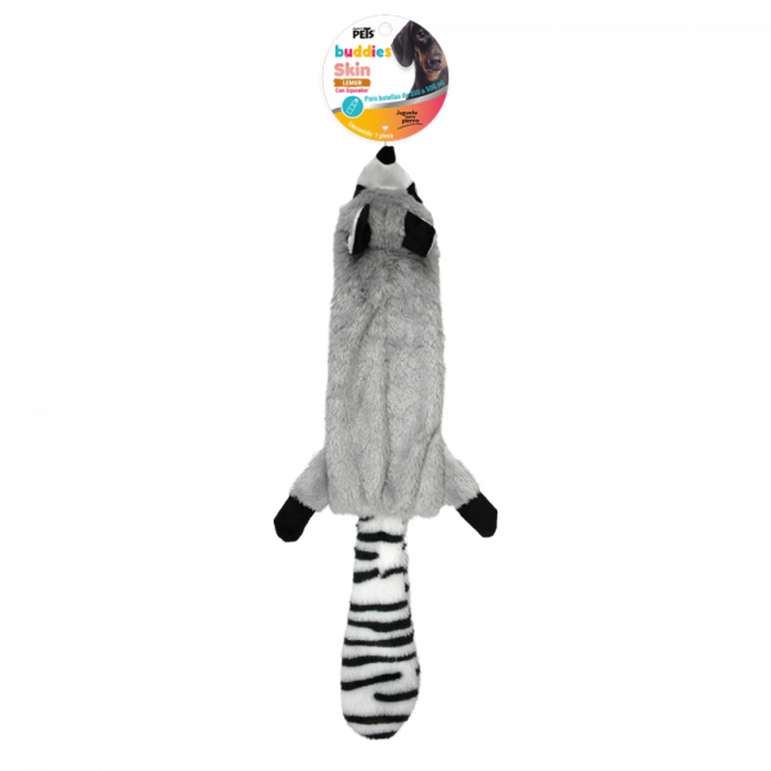 Fancy Pets juguete para perro peluche squeaker Buddies lemur | G.Valkyria - imagen 1