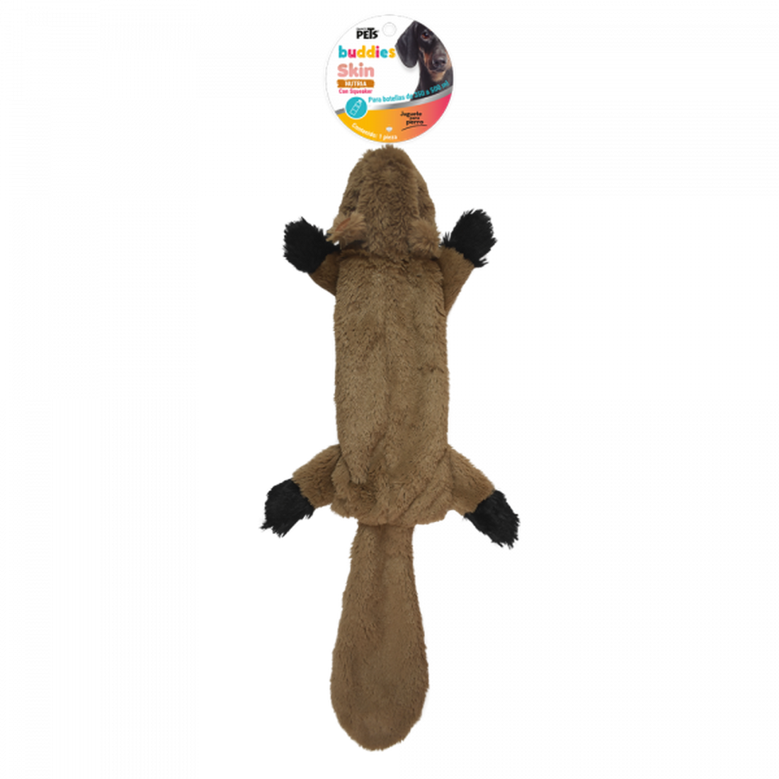 Fancy Pets juguete para perro peluche squeaker Buddies nutria | G.Valkyria - imagen 1