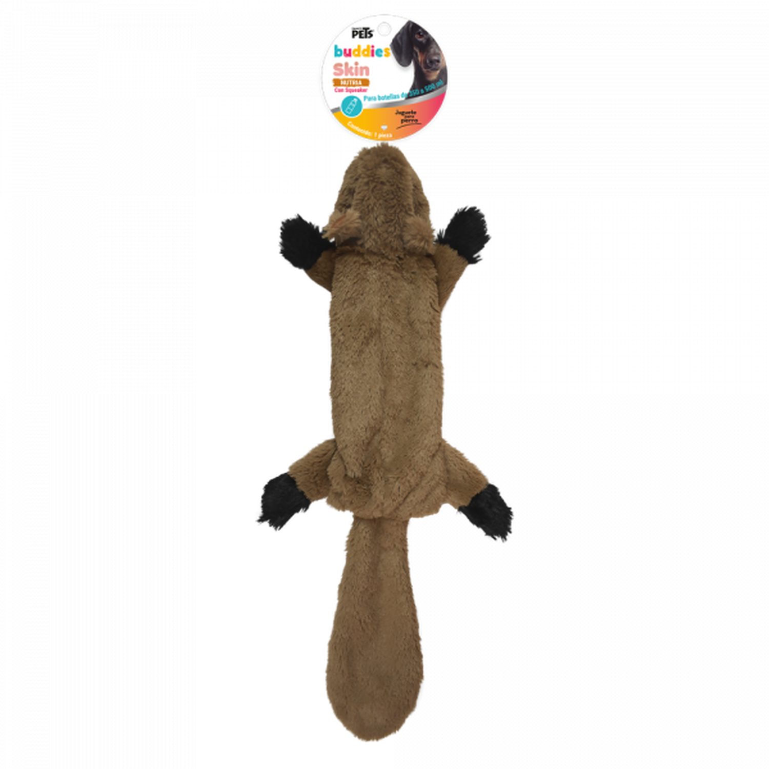 Fancy Pets juguete para perro peluche squeaker Buddies nutria | G.Valkyria - imagen 1