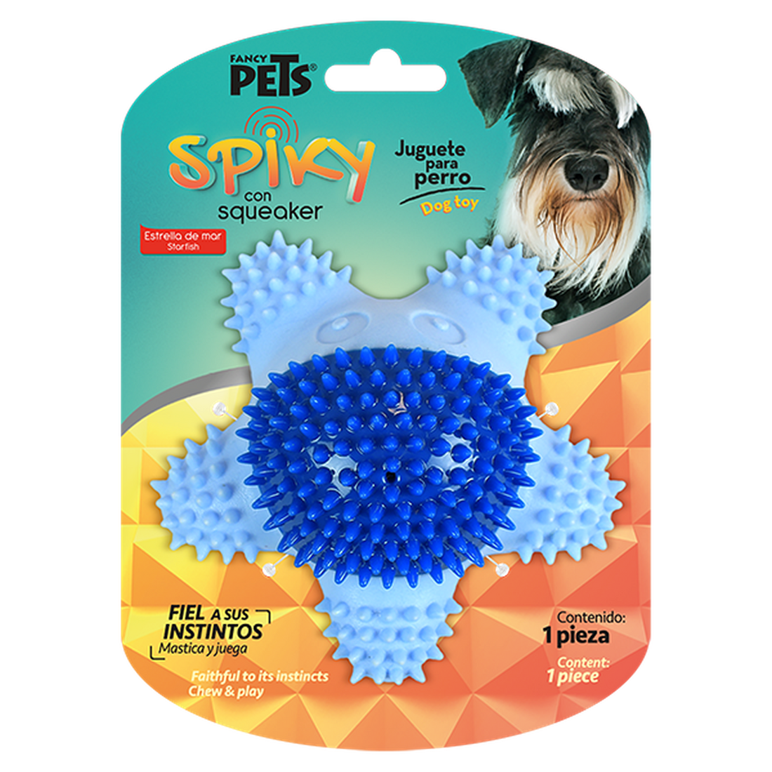 Fancy Pets juguete perro dental spiky con squeaker estrella | G.Valkyria - imagen 1