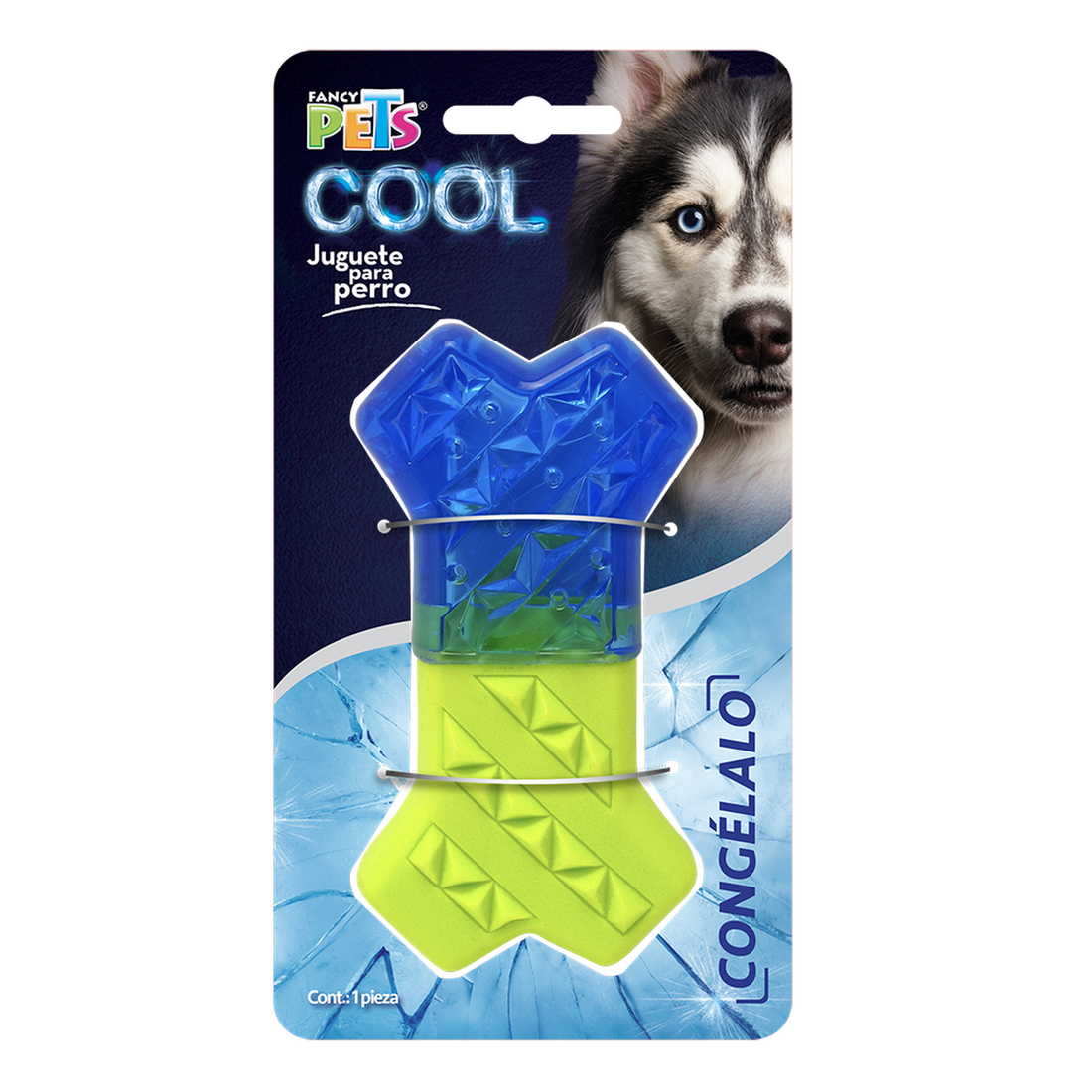 Juguete refrescante perro clima caliente congelable hueso de Fancy Pets | G.Valkyria - imagen 1