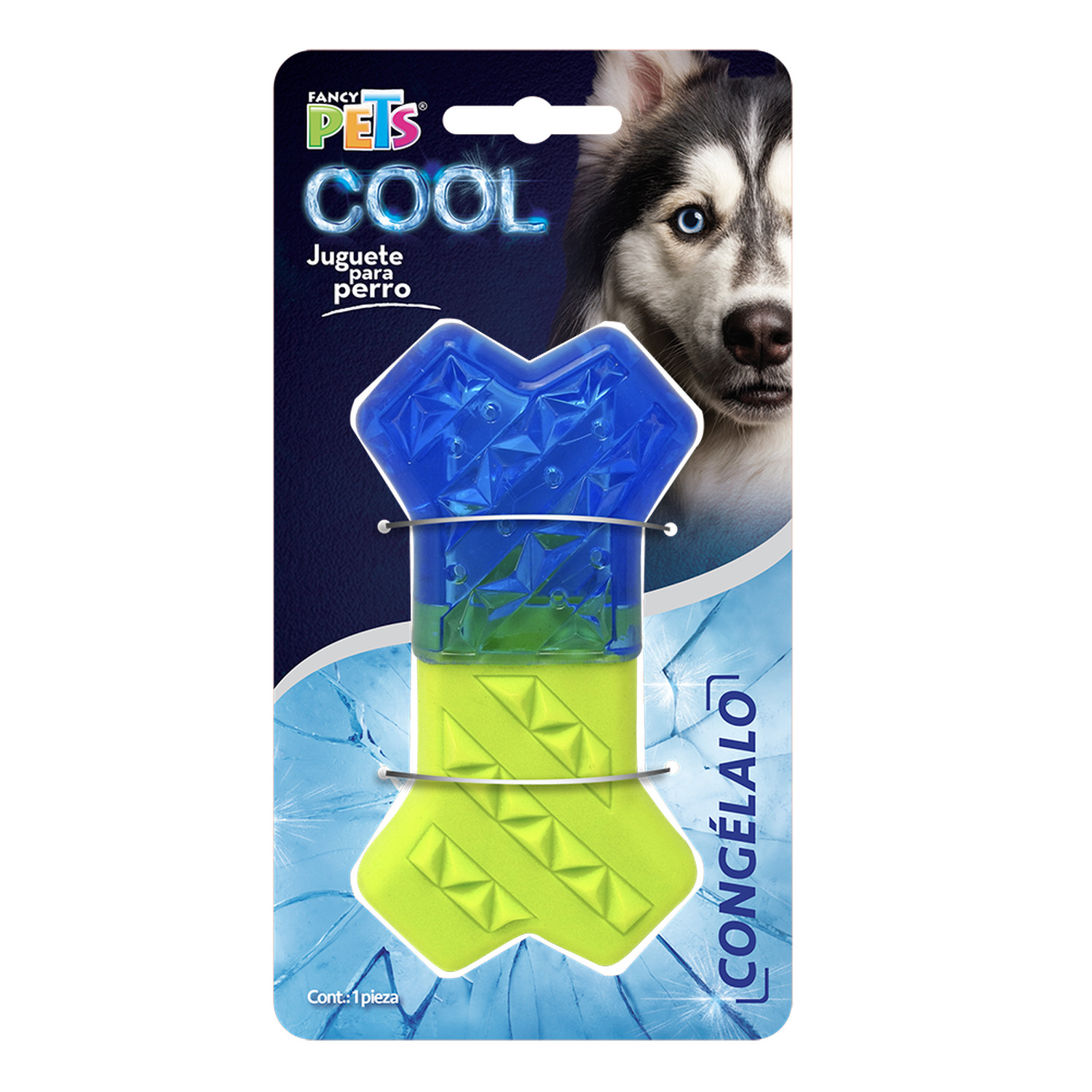 Juguete refrescante perro clima caliente congelable hueso de Fancy Pets | G.Valkyria - imagen 2