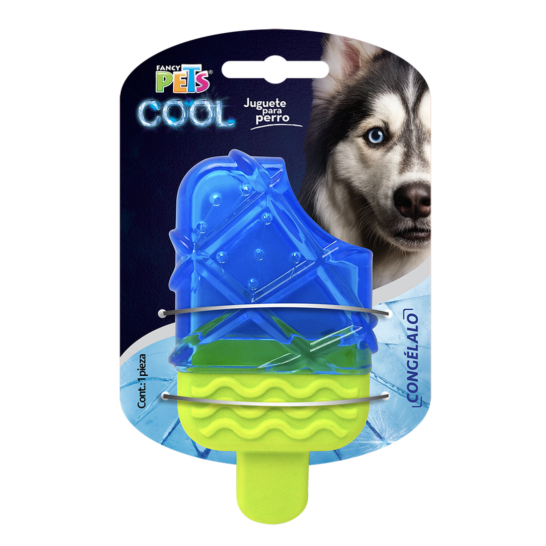 Juguete refrescante perro clima caliente congelable paleta cool de Fancy Pets | G.Valkyria - imagen 1