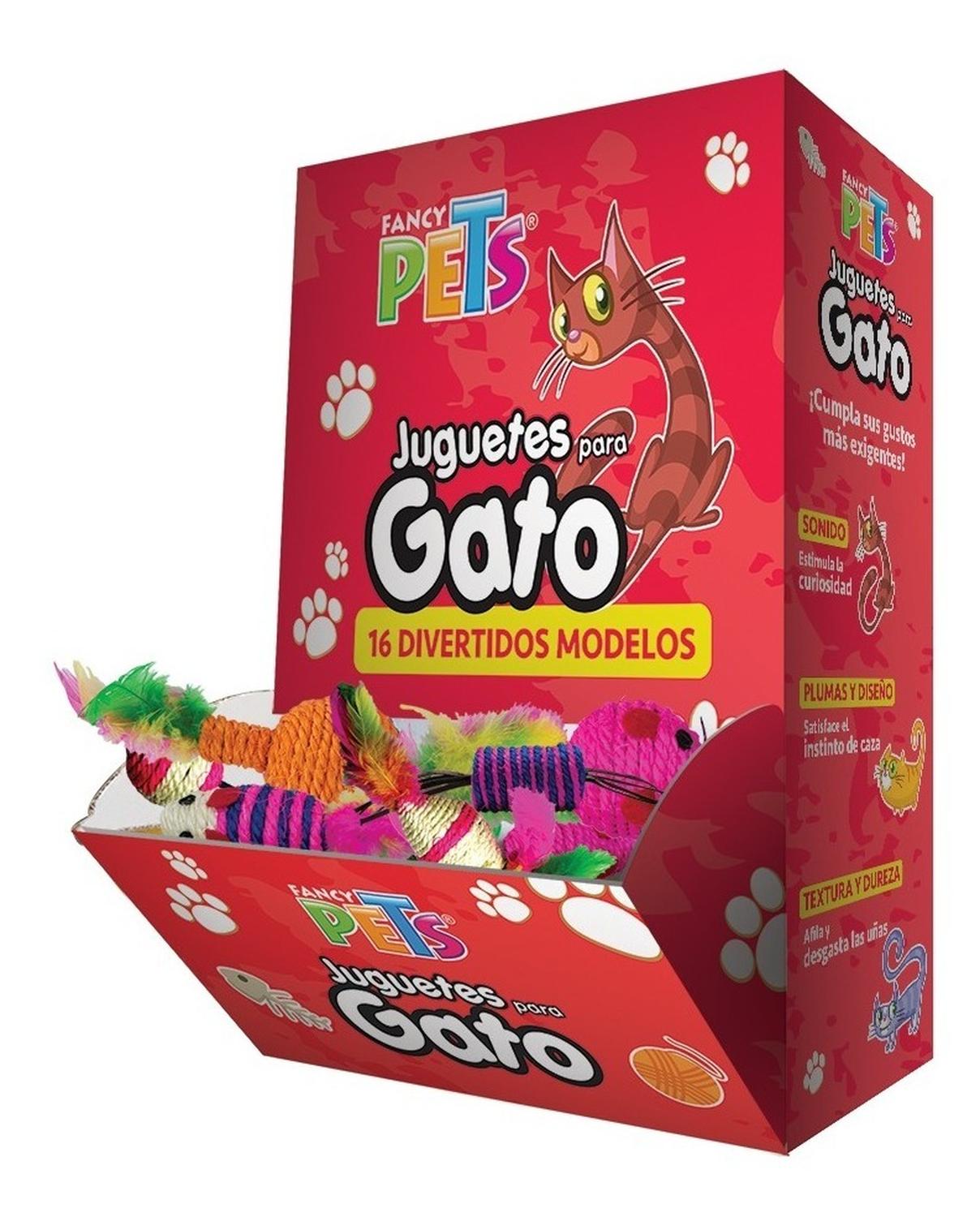 Fancy Pets Juguetes Para Gato variados Caja Con 48 Juguetes | G.Valkyria - imagen 1