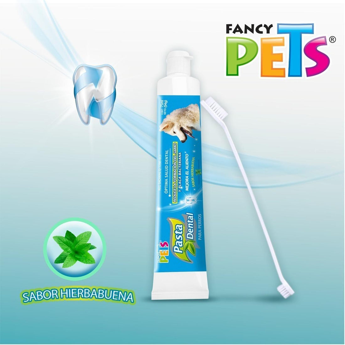 Kit Dental Pasta Y Cepillo Para Perros De Todas Las Edades de Fancy Pets | G.Valkyria - imagen 1
