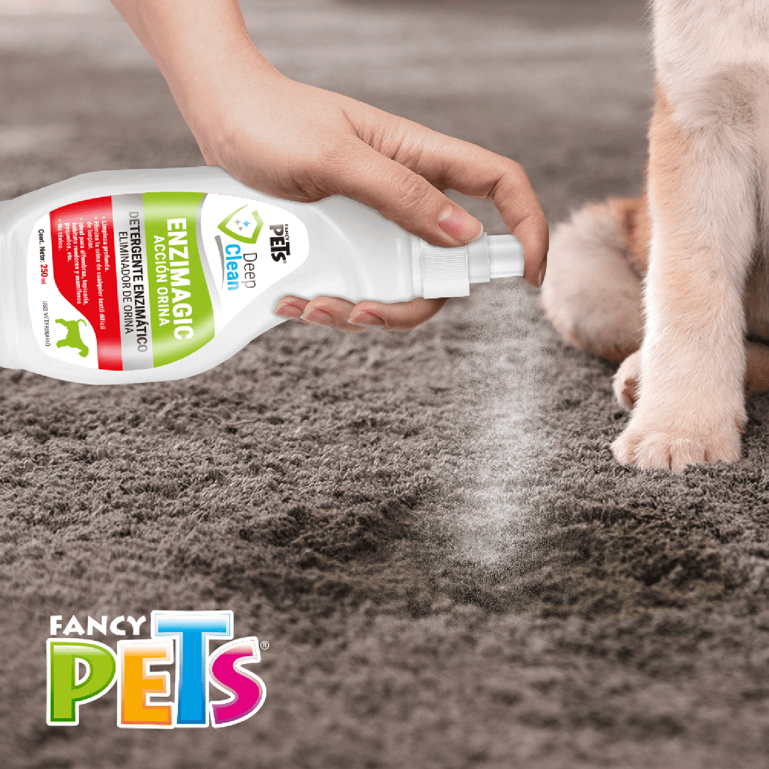 Fancy Pets limpiador para perro orina Deep Clean Enzimagic 250ml | G.Valkyria - imagen 3
