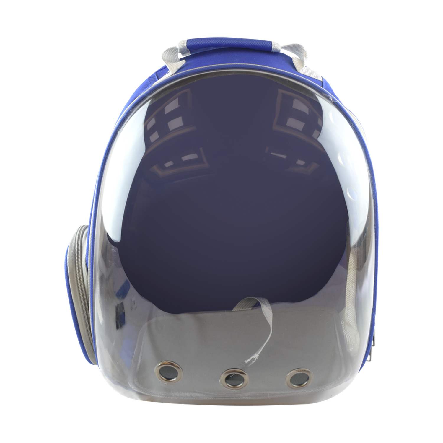 Fancy Pets Mochila transparente para mascotas, perros, gatos o roedores de viaje azul | G.Valkyria - imagen 1