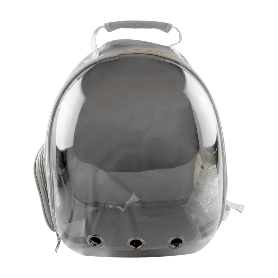 Fancy Pets Mochila transparente para mascotas, perros, gatos o roedores de viaje gris | G.Valkyria - imagen 1