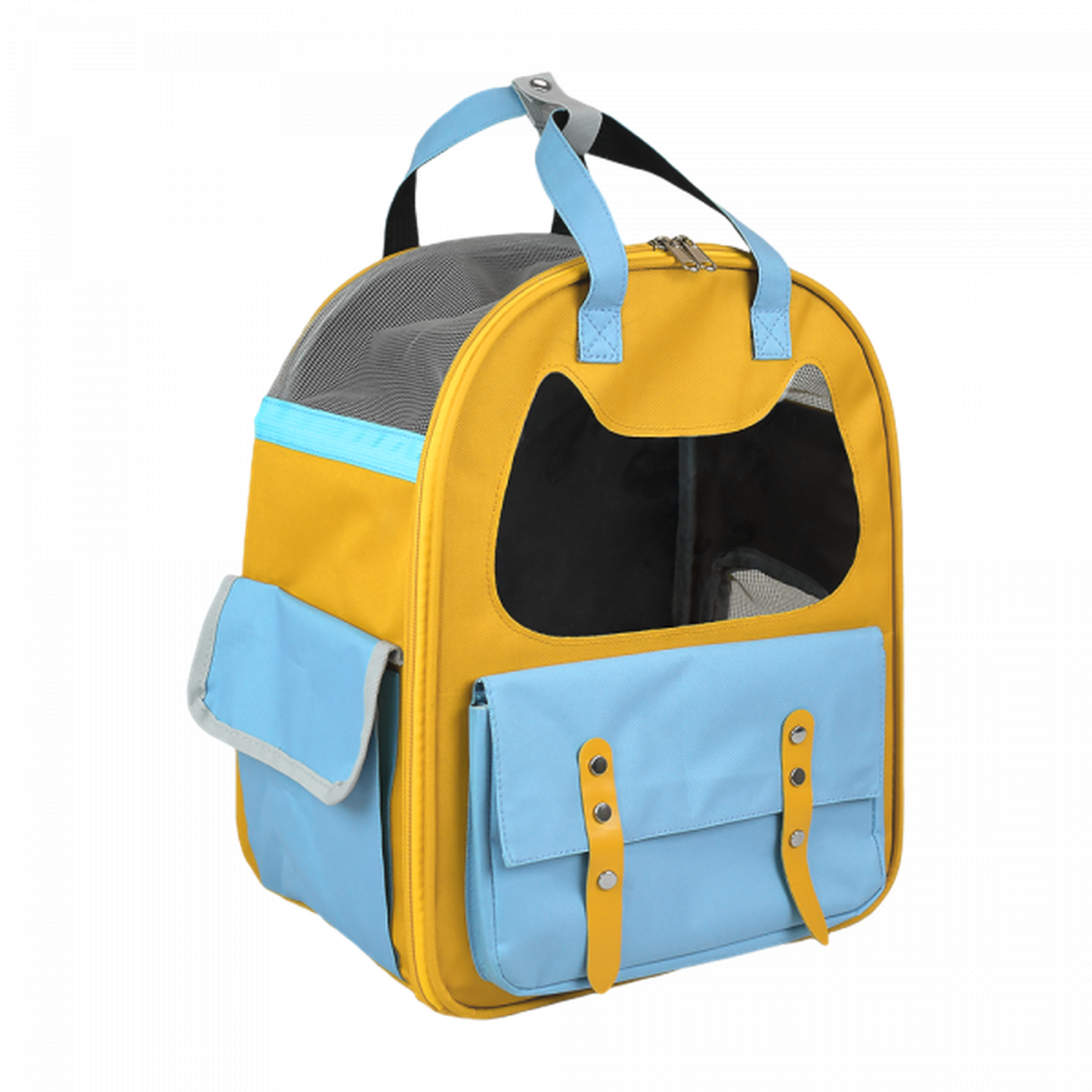 Fancy Pets Mochila transportadora para gato Urban amarillo | G.Valkyria - imagen 3
