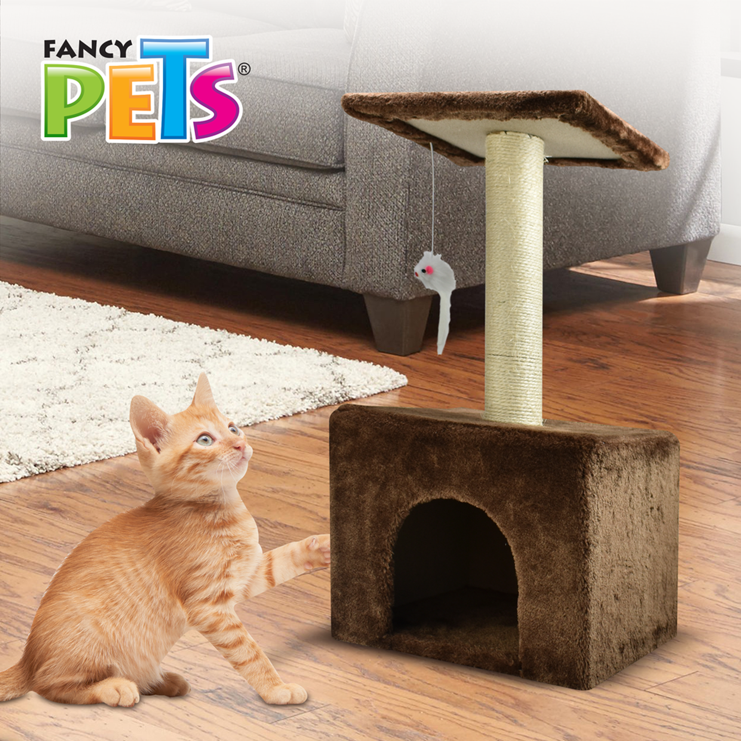 Fancy Pets Mueble gimnasio rascador gatos Tunez de 60 cms | G.Valkyria - imagen 3