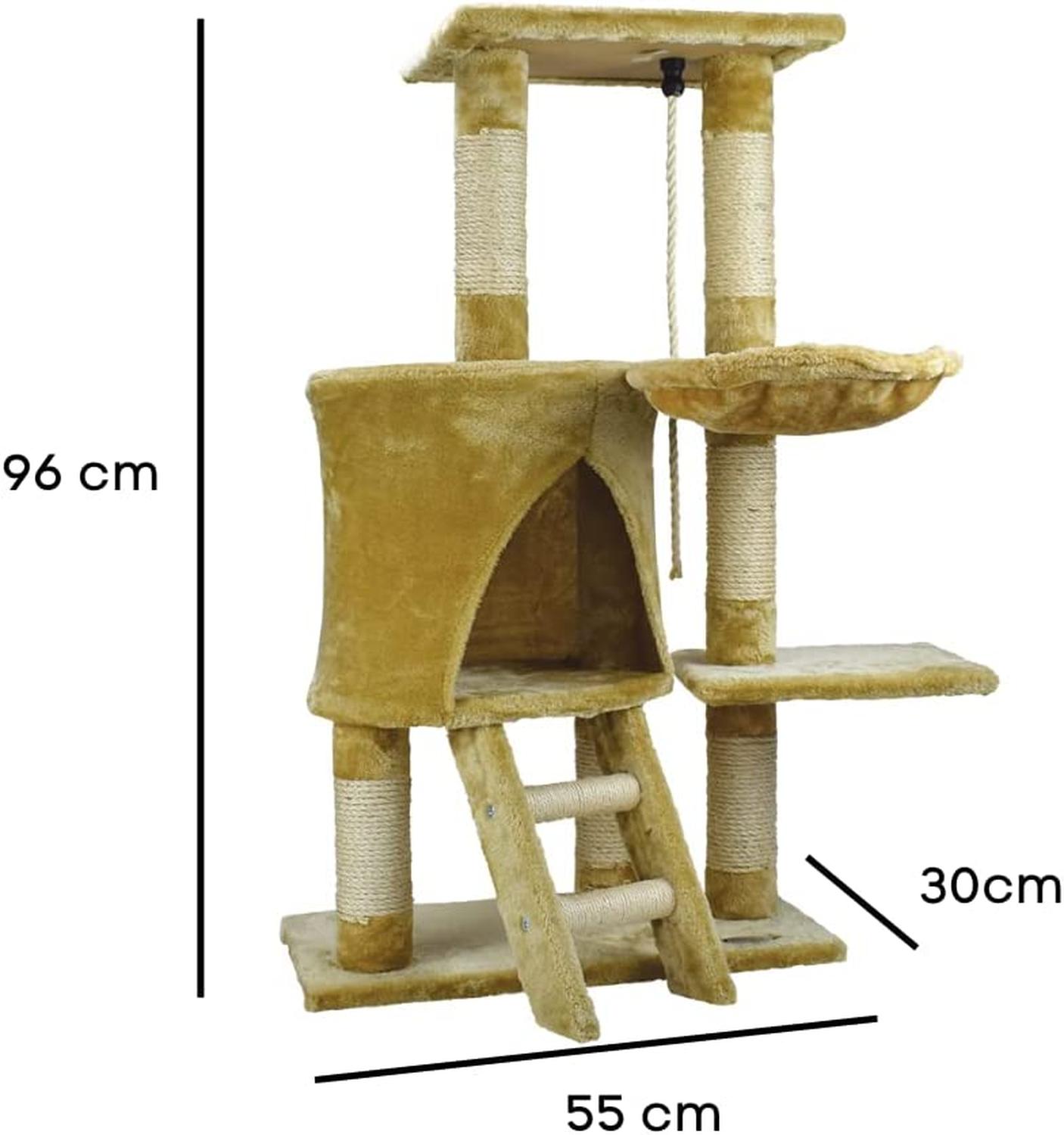 Mueble Para Gato Con Escalera Y Hamaca de Fancy Pets | G.Valkyria - imagen 5