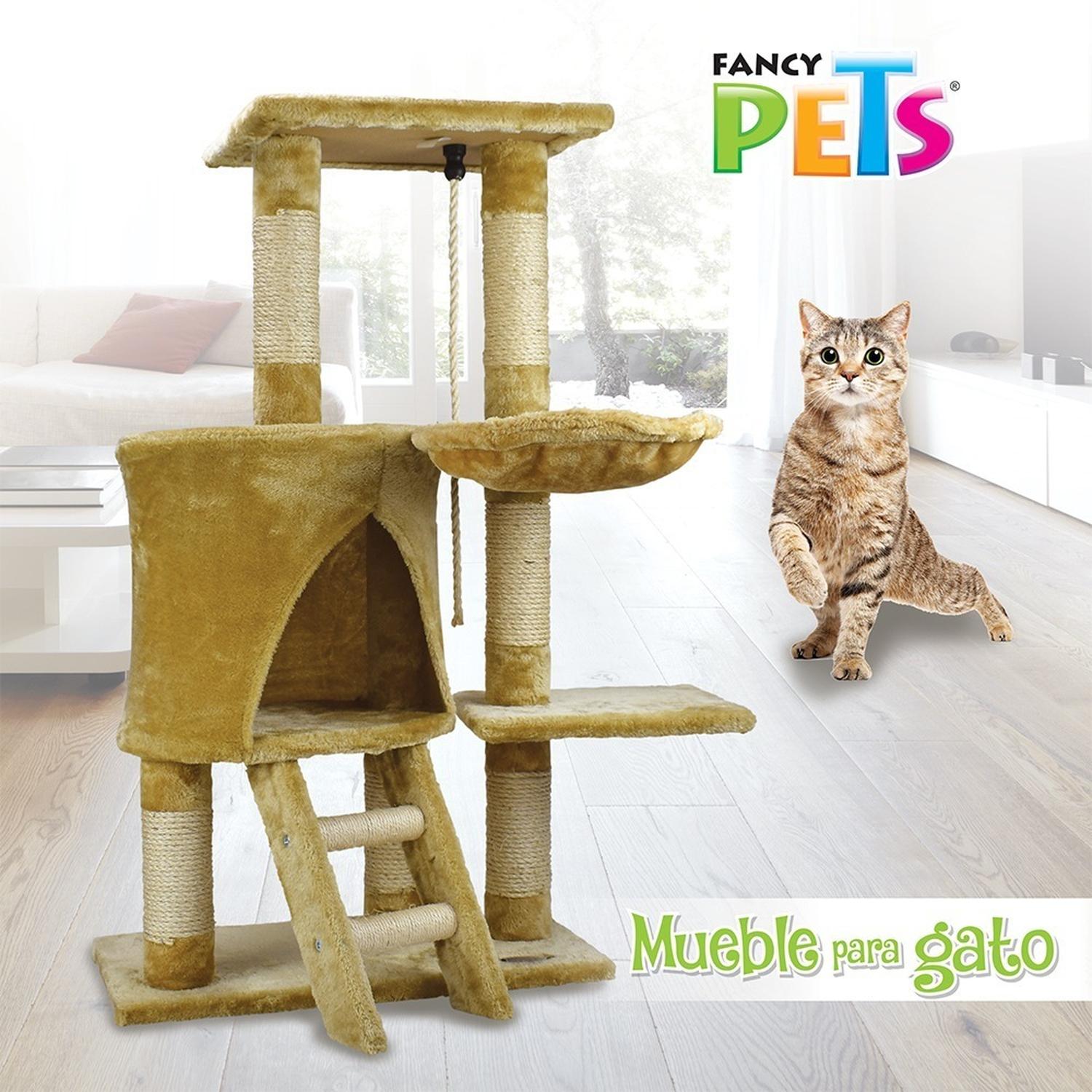Mueble Para Gato Con Escalera Y Hamaca de Fancy Pets | G.Valkyria - imagen 6