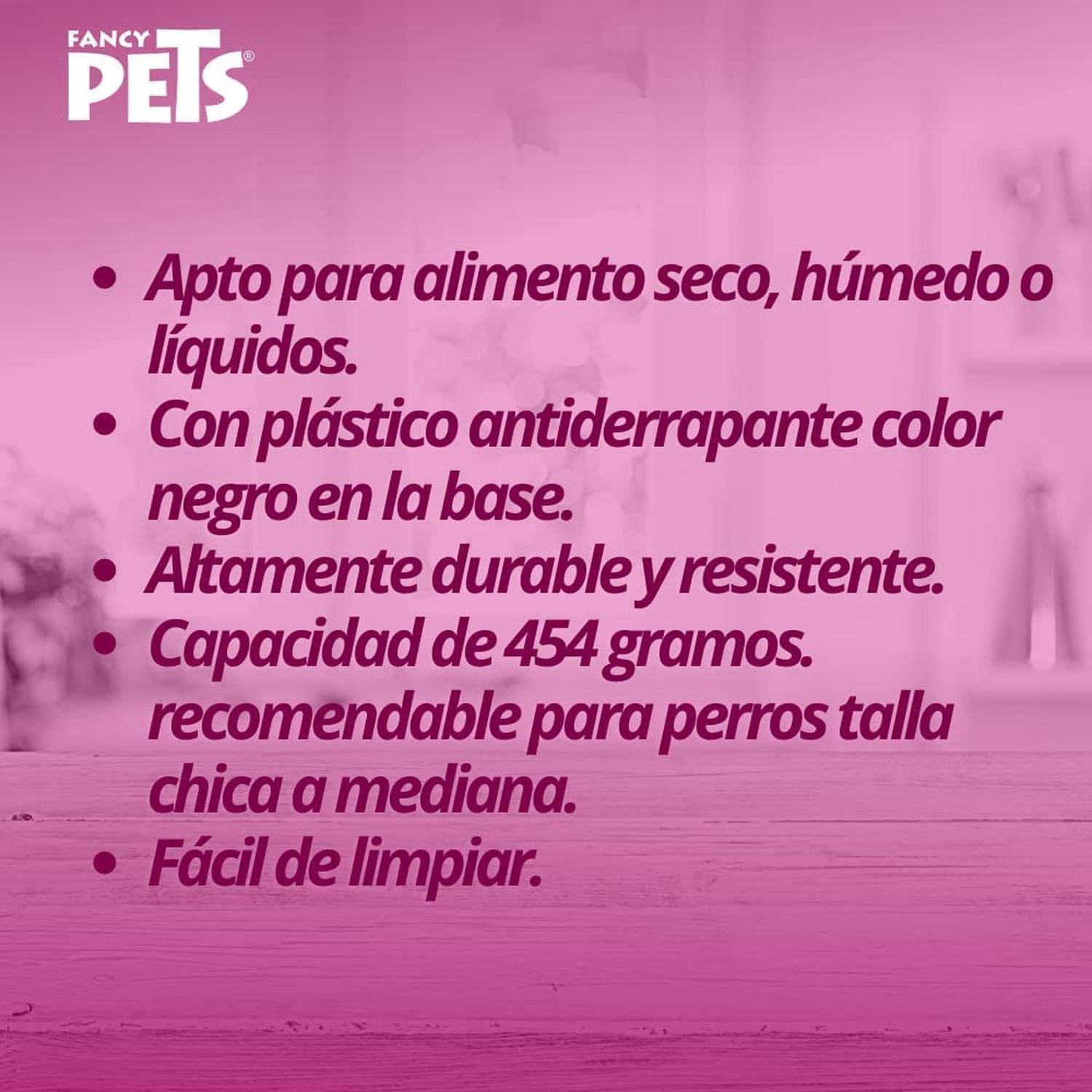 Fancy Pets Plato De Acero Para Perros 473 Ml/ 16 Oz | G.Valkyria - imagen 6