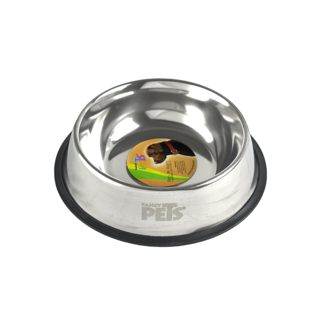 Fancy Pets Plato de acero perros 64oz o 1.8kg antiderrapante | G.Valkyria - imagen 1