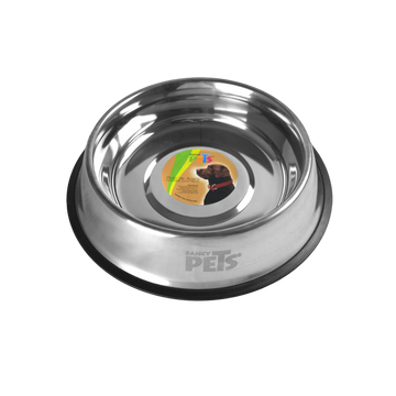 Fancy Pets Plato de acero perros 96oz o 2.7kg antiderrapante | G.Valkyria - imagen 1