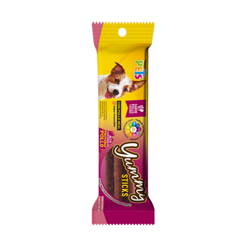 Fancy Pets premio para perro Yummy Sticks pollo tocino 1 Pz 20 grs | G.Valkyria - imagen 1