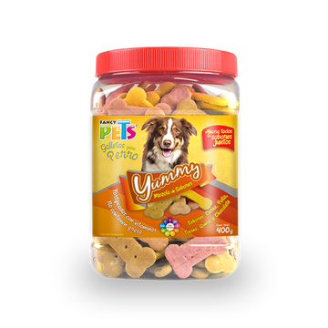 Fancy Pets premios para perro Yummy Frasco galleta surtida 400g | G.Valkyria - imagen 1